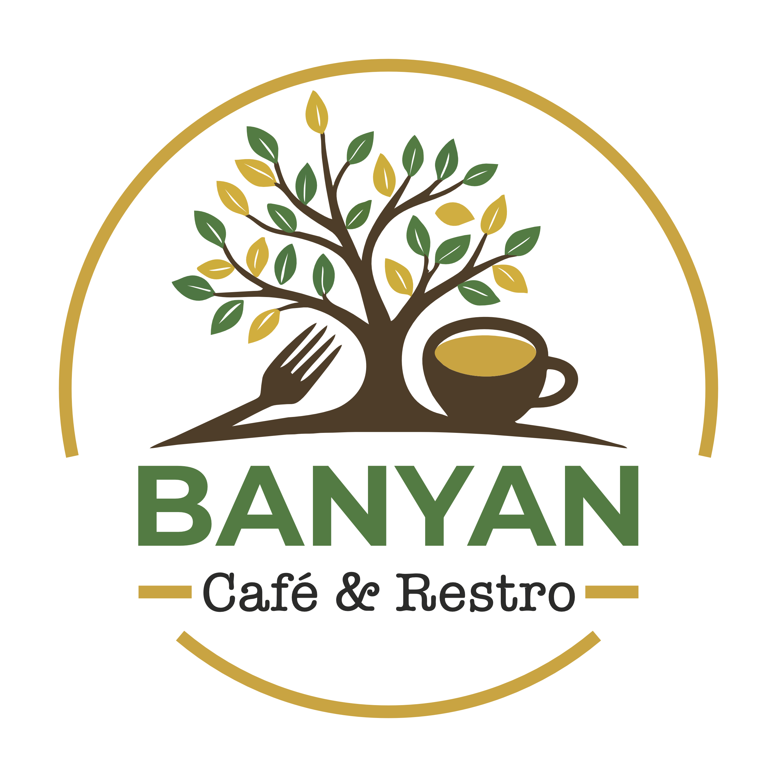 Banyan Café & Restro Logo
